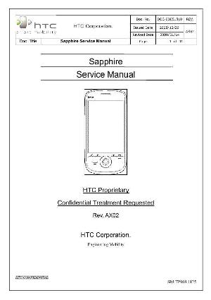 Сервисная инструкция HTC SAPPHIRE  ― Manual-Shop.ru