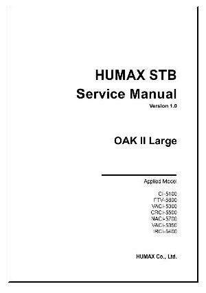 Service manual Humax CI-5100, FTV5600, VACI-5300, CRCI-5500, NACI-5700, VACI-5350, IRCI-5400 ― Manual-Shop.ru