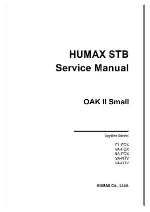 Service manual Humax F1-FOX, VA-FOX, NA-FOX, VA-NTV, VA-OTV ― Manual-Shop.ru