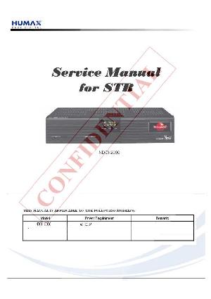 Service manual Humax NDCI-2000 ― Manual-Shop.ru