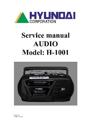 Service manual Hyundai H-1001 ― Manual-Shop.ru