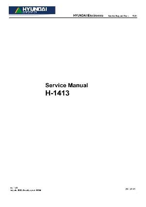 Service manual Hyundai H-1413 ― Manual-Shop.ru