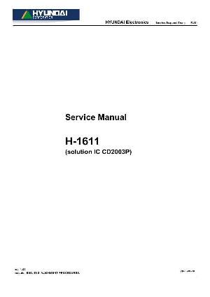 Service manual Hyundai H-1611 ― Manual-Shop.ru