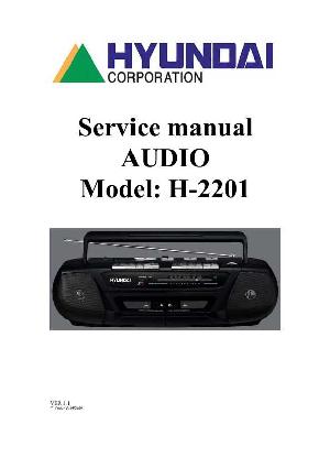 Service manual Hyundai H-2201 ― Manual-Shop.ru