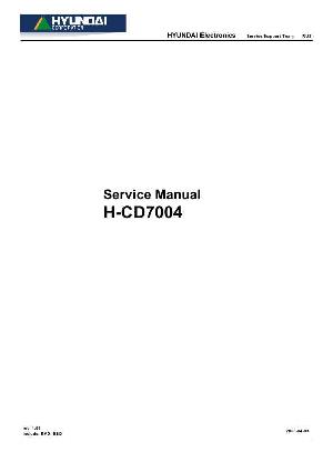 Service manual Hyundai H-CD7004 ― Manual-Shop.ru