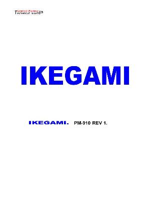 Service manual Ikegami PM-910 ― Manual-Shop.ru