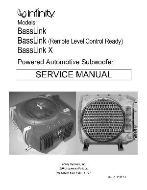 Service manual Infinity BASSLINK, BASSLINK-X  ― Manual-Shop.ru