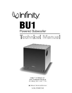 Service manual Infinity BU1 ― Manual-Shop.ru
