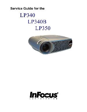 Сервисная инструкция INFOCUS LP-340, LP-340B, LP-350 ― Manual-Shop.ru