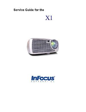 Service manual Infocus X-1 ― Manual-Shop.ru