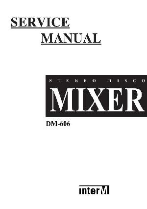 Сервисная инструкция Interm DM-606 ― Manual-Shop.ru