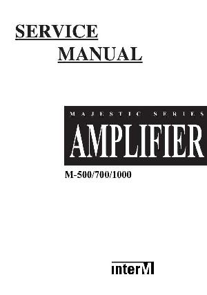 Service manual Interm M-500, M-700, M-1000 ― Manual-Shop.ru