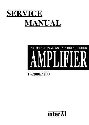Service manual Interm P-2000, P-3200 ― Manual-Shop.ru