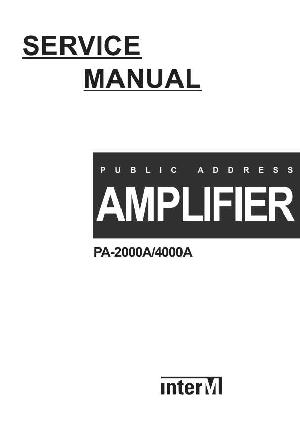 Service manual Interm PA-2000A, PA-4000A ― Manual-Shop.ru