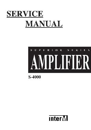 Сервисная инструкция Interm S-4000 ― Manual-Shop.ru