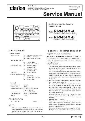 Service manual Clarion RI-9434M ― Manual-Shop.ru