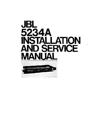Service manual JBL 5234A  ― Manual-Shop.ru