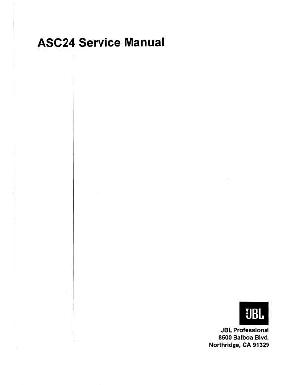 Service manual JBL ASC-24  ― Manual-Shop.ru