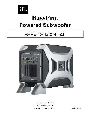 Сервисная инструкция JBL BASSPRO ― Manual-Shop.ru