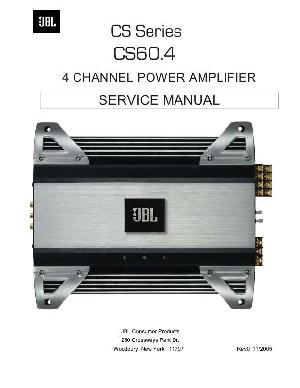 Сервисная инструкция JBL CS-60.4 ― Manual-Shop.ru