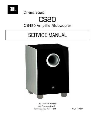 Service manual JBL CS80 CS480 ― Manual-Shop.ru