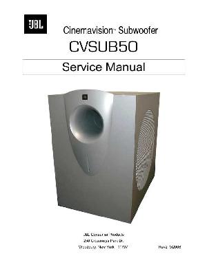 Service manual JBL CVSUB50 ― Manual-Shop.ru