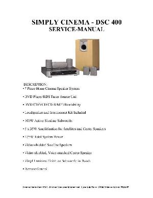 Service manual JBL DSC-400 ― Manual-Shop.ru