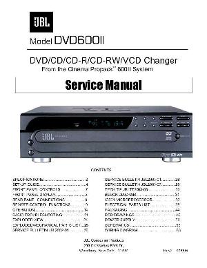 Service manual JBL DVD-600II  ― Manual-Shop.ru