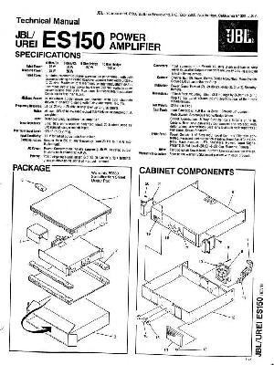 Сервисная инструкция JBL ES-150  ― Manual-Shop.ru