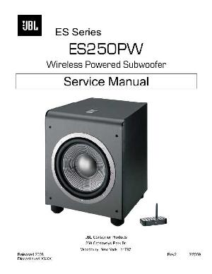 Service manual JBL ES-250PW ― Manual-Shop.ru