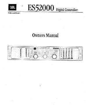 Service manual JBL ES-52000  ― Manual-Shop.ru