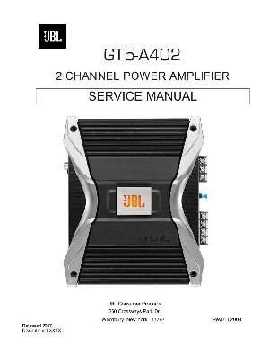 Service manual JBL GT5-A402 ― Manual-Shop.ru