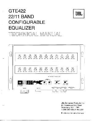 Service manual JBL GTE-422  ― Manual-Shop.ru