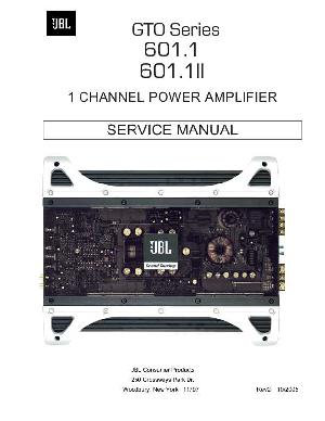 Service manual JBL GTO-601.1, GTO-601.1II ― Manual-Shop.ru