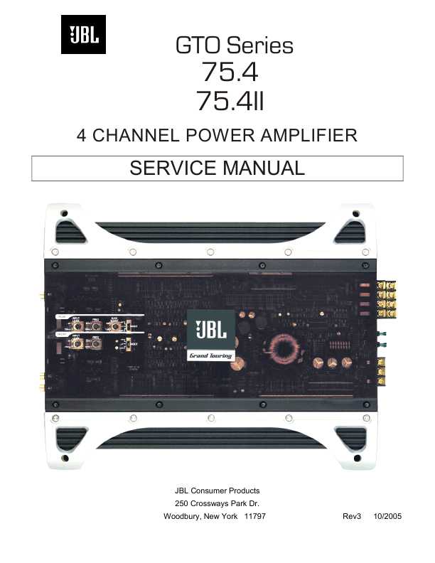Jbl shop gto 75.4