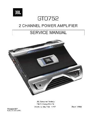 Service manual JBL GTO-752 ― Manual-Shop.ru