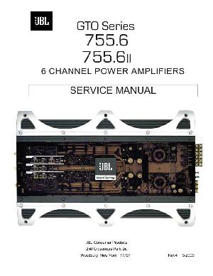 Service manual JBL GTO-755.6, GTO-755.6II ― Manual-Shop.ru