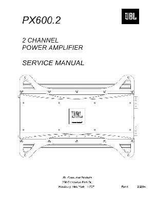 Сервисная инструкция JBL PX-600.2 ― Manual-Shop.ru