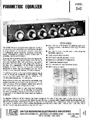 Сервисная инструкция JBL UREI-545  ― Manual-Shop.ru