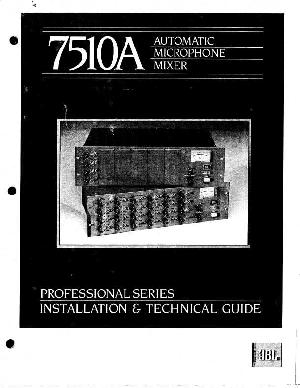 Service manual JBL UREI-7510A  ― Manual-Shop.ru