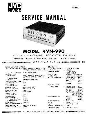 Service manual JVC 4VN-990 ― Manual-Shop.ru