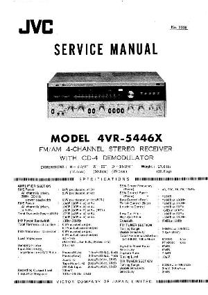 Service manual JVC 4VR-5446X ― Manual-Shop.ru