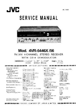 Сервисная инструкция JVC 4VR-5456 ― Manual-Shop.ru