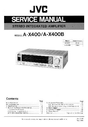 Service manual JVC A-X400, A-X400B ― Manual-Shop.ru