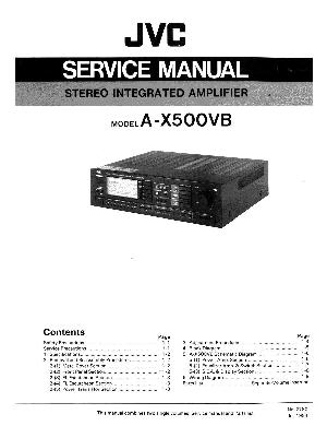 Service manual JVC A-X500VB ― Manual-Shop.ru