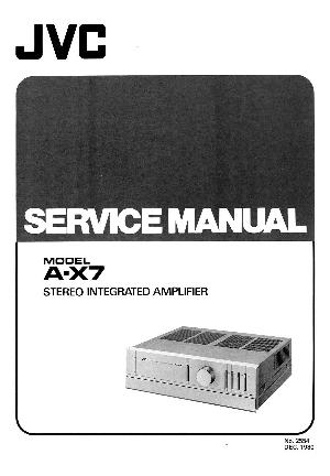 Service manual JVC A-X7 ― Manual-Shop.ru