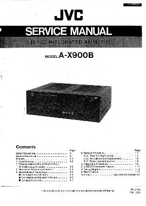 Service manual JVC A-X900B ― Manual-Shop.ru