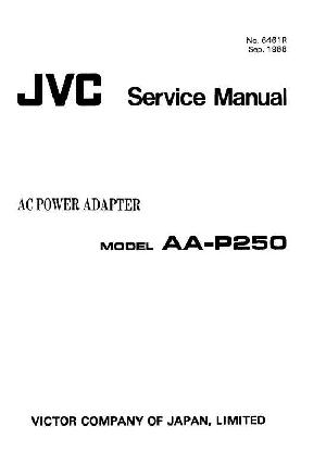 Сервисная инструкция JVC AA-P250 ― Manual-Shop.ru