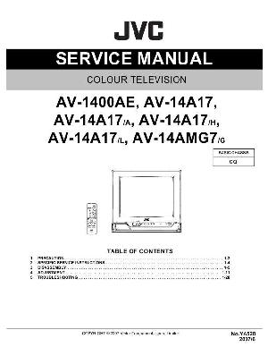 Service manual JVC AV-1400AE, AV-14A17, AV-14AMG7 ― Manual-Shop.ru