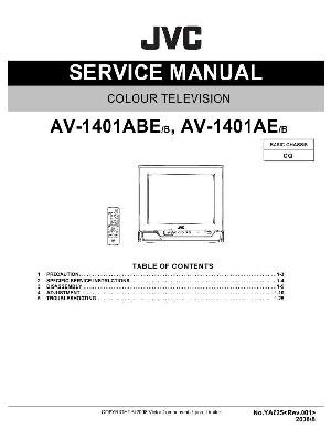 Service manual JVC AV-1401ABE, AV-1401AE ― Manual-Shop.ru